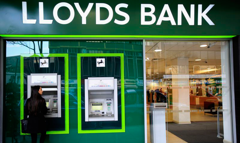 An image of outside a bank branch